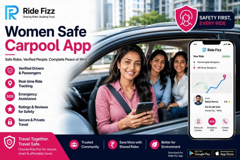Women Safe Carpool App in India: Secure Travel Guide