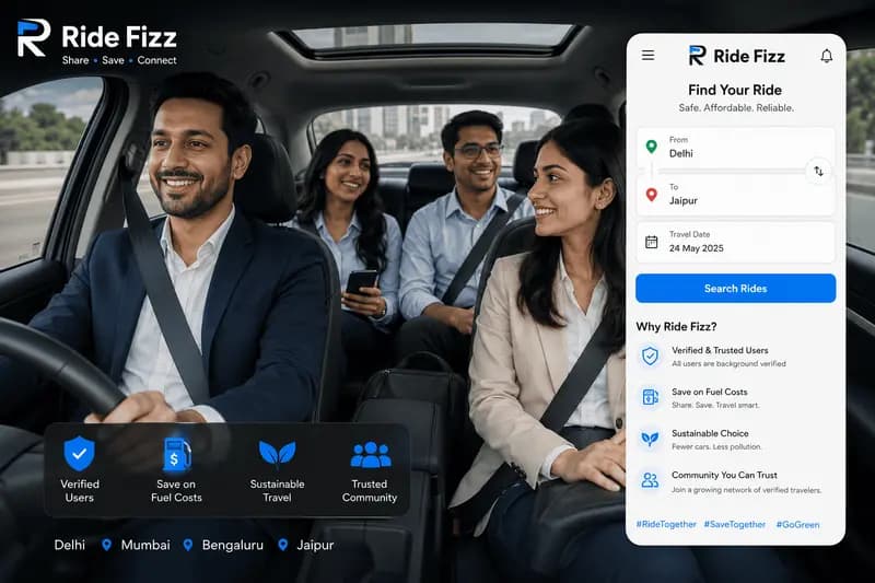 Why RideFizz Is the Best BlaBlaCar Alternative for Indian Travelers