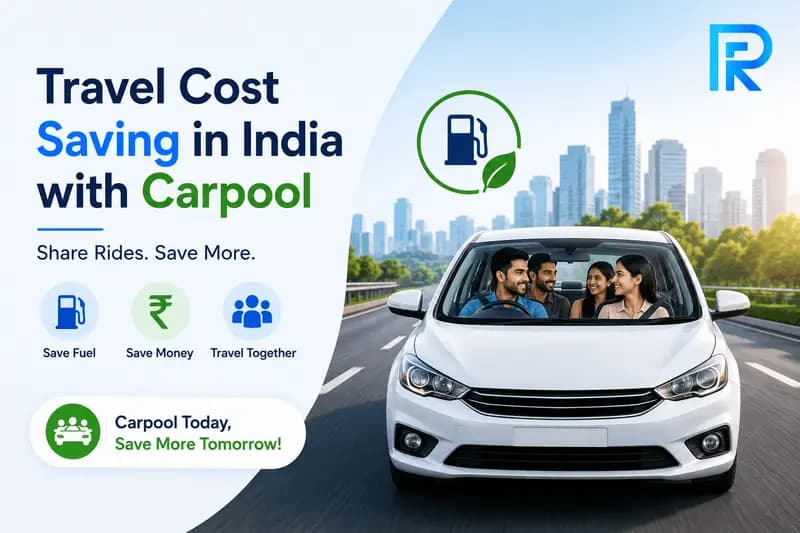 Travel Cost Saving in India with Carpool